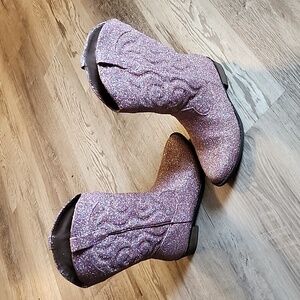 Girls glitter boots